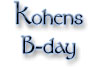 Kohen's 2nd Birthday